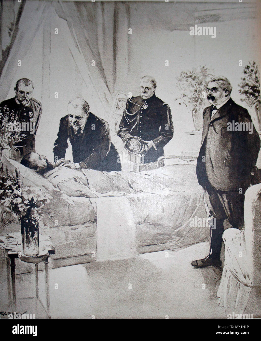 384 M 87 Gouraud Poincaré Duparge Guerre et Min. Stockfoto