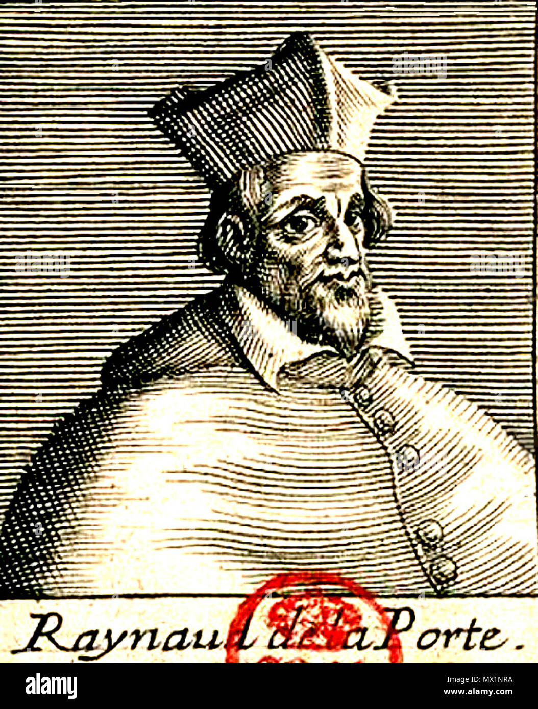 . Français: Kardinal Raynaud de La Porte. 16. April 2012. Cabinet de gravures de Louis-Philippe XIXe 513 Raynaud de La Porte Stockfoto