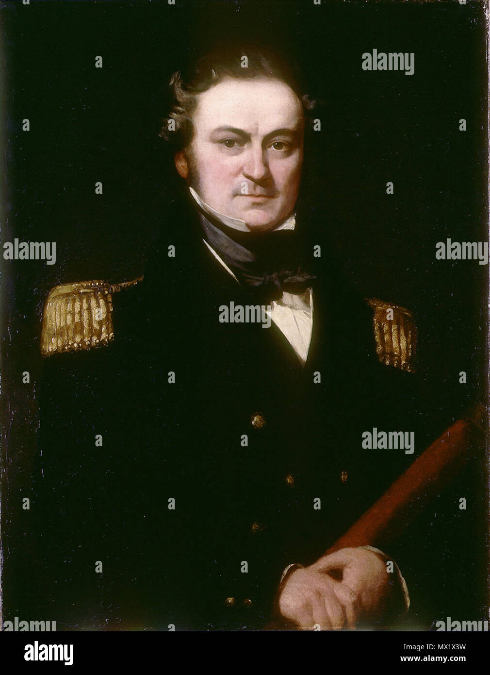 . Englisch: Captain William Edward Parry (1790-1855) Öl auf Leinwand 91,4 x 71,1 cm ca 1830. um 1830. Charles Skottowe 112 Captain William Edward Parry (1790-1855), von Charles Skottowe Stockfoto