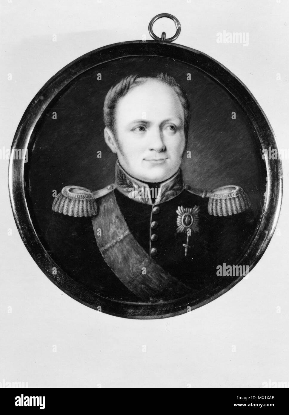 . Svenska: Alexander I, 1777-1825, Zar av Ryssland. Datum unbekannt 35 Alexander I, 1777-1825, Zar av Ryssland - Nationalmuseum - 28755 Stockfoto