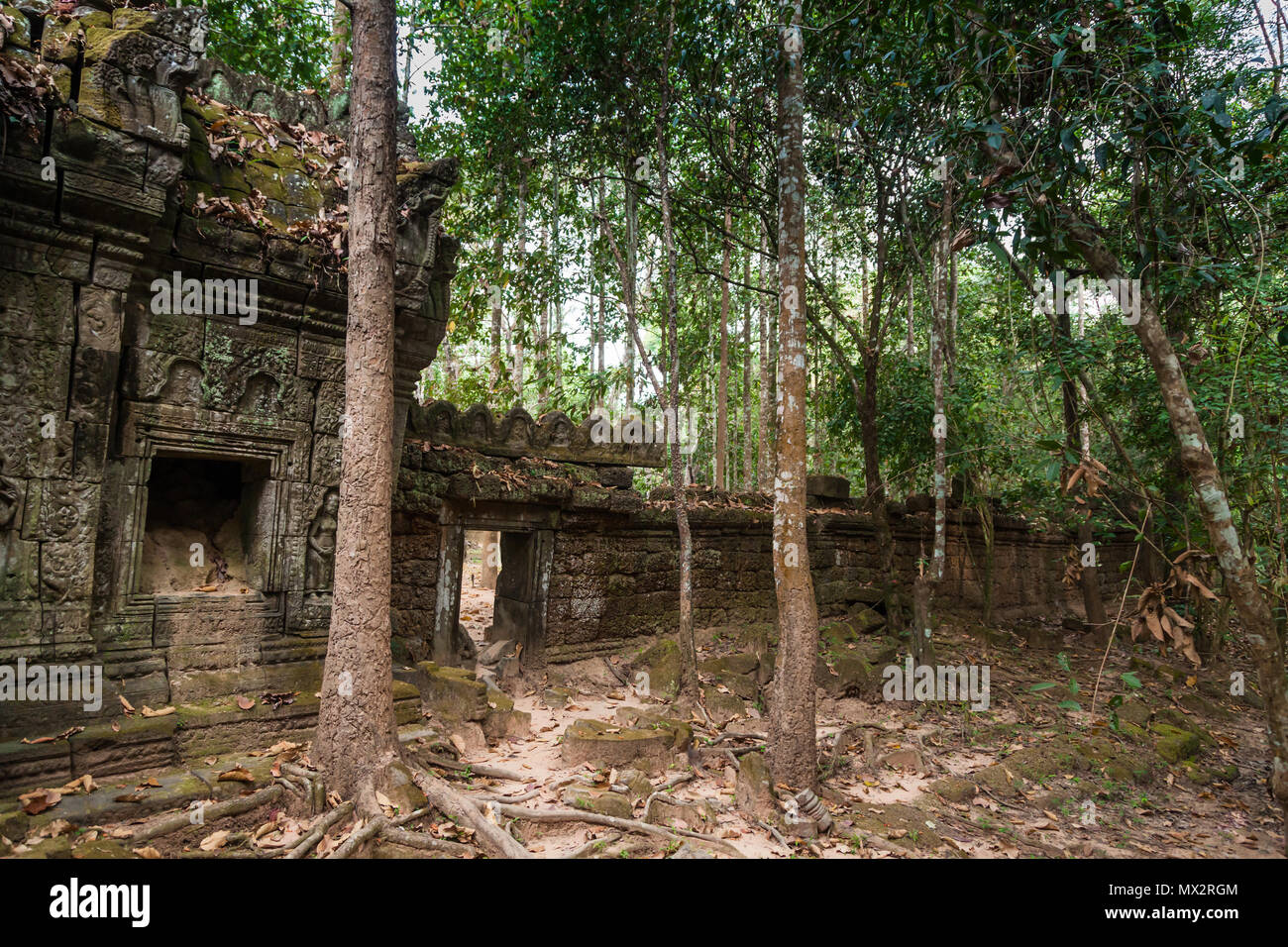 SIEM REAP - Januar 03, 2015: Historische Ruinen von Ta Som Tempel in Angkor Komplex in der Nähe von Am 03 Januar 2015 in Siem Reap, Kambodscha. Stockfoto