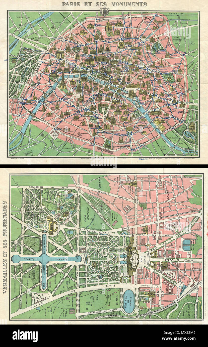 . Paris et ses Denkmäler. Versailles et ses Promenaden. Englisch: Dies ist ein sehr attraktives 