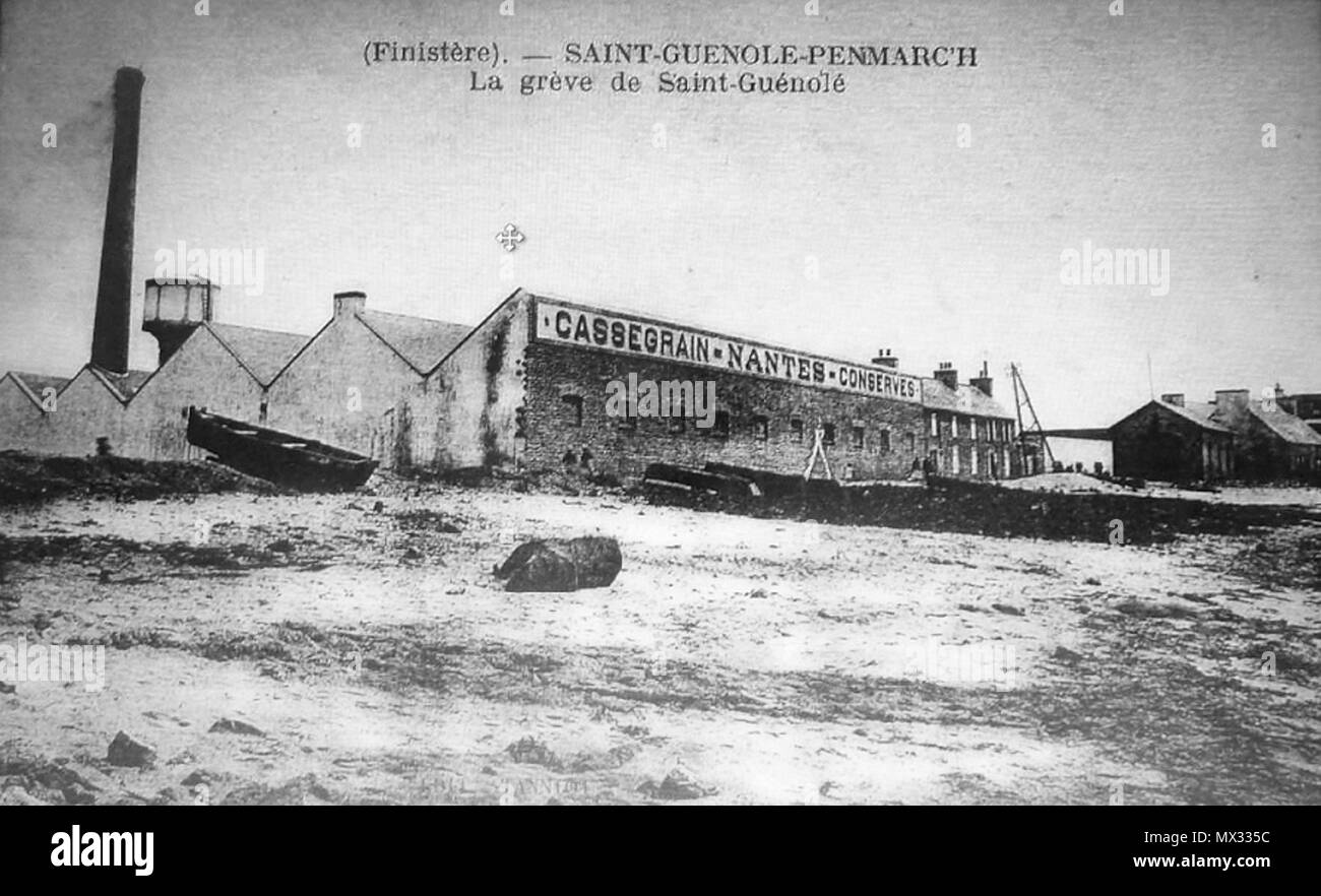 623 Usine Cassegrain Saint-Guénolé Stockfoto
