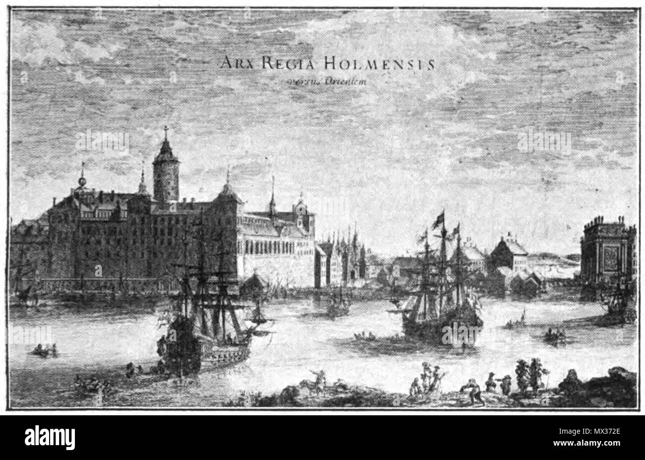 . Svenska: Stockholm Slott ich Suecia antiqua et hodierna av Eric Dahlbergh Abbildung ich Agneta Hörner lefverne från 1908. 1670. Draving: Erik Dahlbergh (1625 - 1703) Beschreibung der schwedische Graf, Offizier und Architekt Geburtsdatum / Tod 10. Oktober 1625 vom 16. Januar 1703 Ort der Geburt / Todes Stockholm Stockholm Authority control: Q 434533 VIAF: 61513602 ISNI: 0000 0001 1027 8311 ULAN: 500010356 86840679 LCCN: n GND: 119112590 WorldCat Gravur: Adam Perelle 30 Agneta Hörner lefverne - Stockholms slott Stockfoto