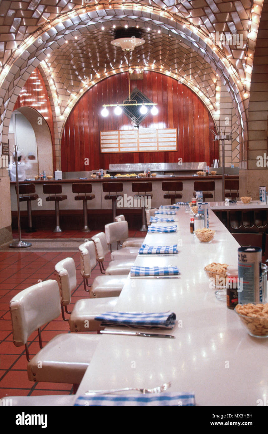 Die Oyster Bar Restaurant, Grand Central, New York, USA Stockfoto