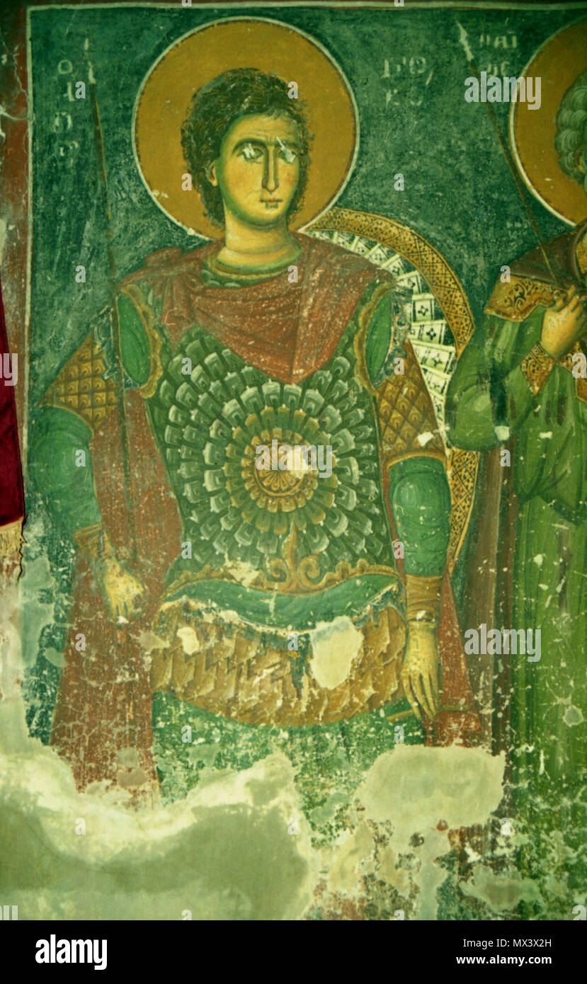 223 Fresken von St. Nikolaus von Varoš 0371 Stockfoto