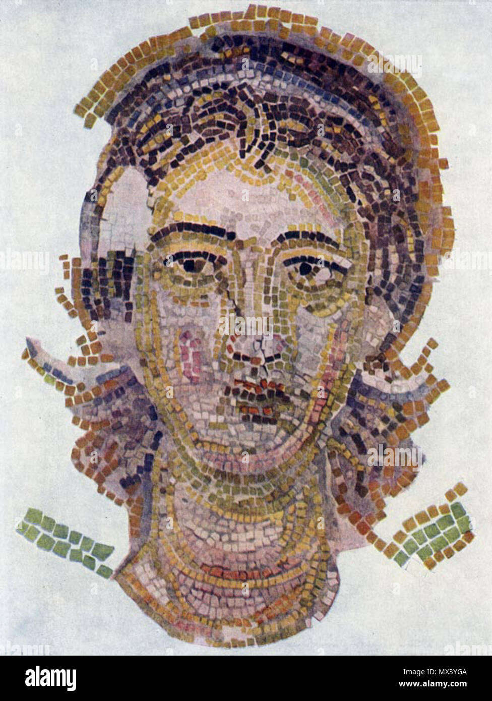 . Englisch: Engel von Nizäa (Mosaik) Русский: "Никейский ангел', мозаика, из Никеи восстановлена после разрушения иконоборцами. 7. ANONIMUS 46 Engel Nikea Stockfoto