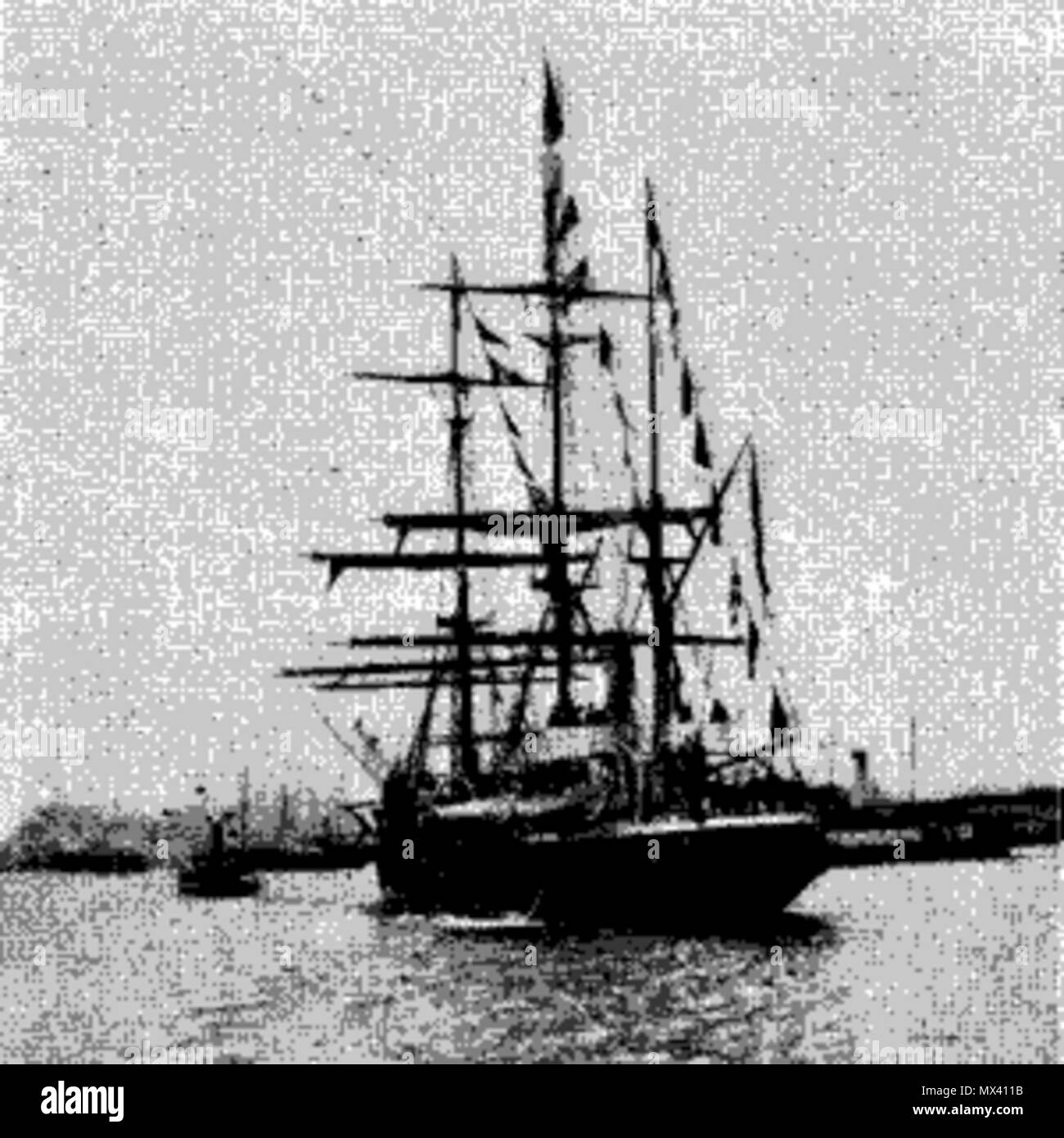 . Englisch: Schiff Antarktis. 1901. Unbekannt 49 Antarktis 2. Stockfoto