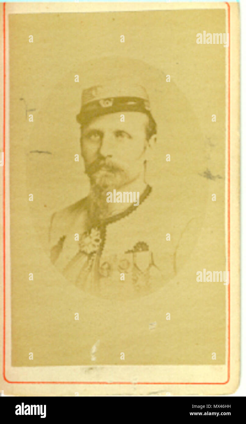 . Français: Athanase Charles Marie (18 Juin 1832 - Sainte-Reine-de-Bretagne † 9. Oktober 1911 - Saint-Père-Marc-en-Poulet), 2e Baron de La brigade Contrie, général de, Officier de la Légion d'Honneur (29. juillet 1871). 19 61 Athanase de Charette de La Contrie (1832-1911) 2 Stockfoto