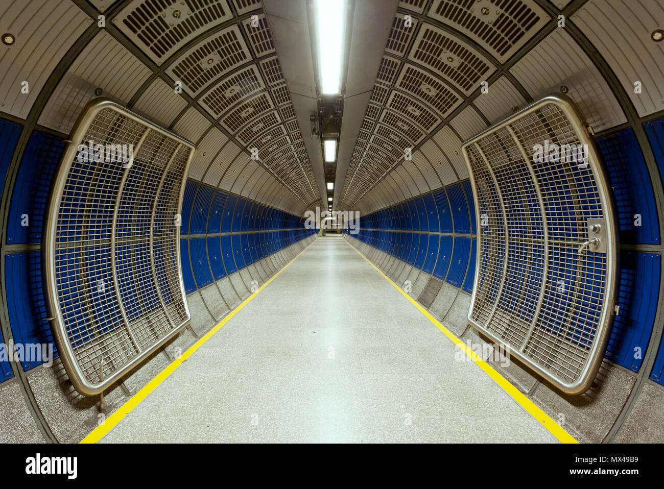 Die U-Bahnstation London Bridge. Stockfoto