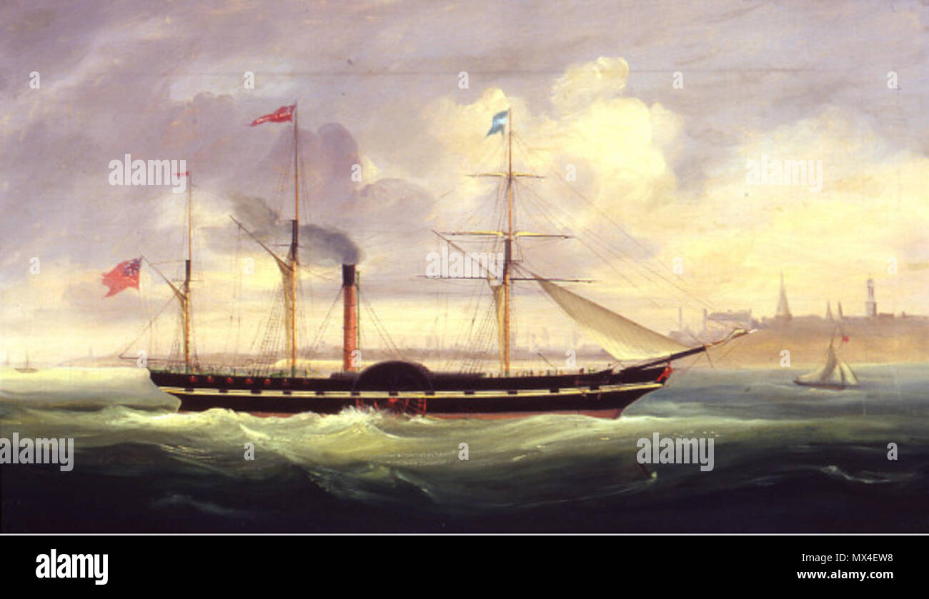 59 Arthur Smith - Der 'Duke von Richmond Aberdeen Verlassen für den Norden, 1843 Stockfoto