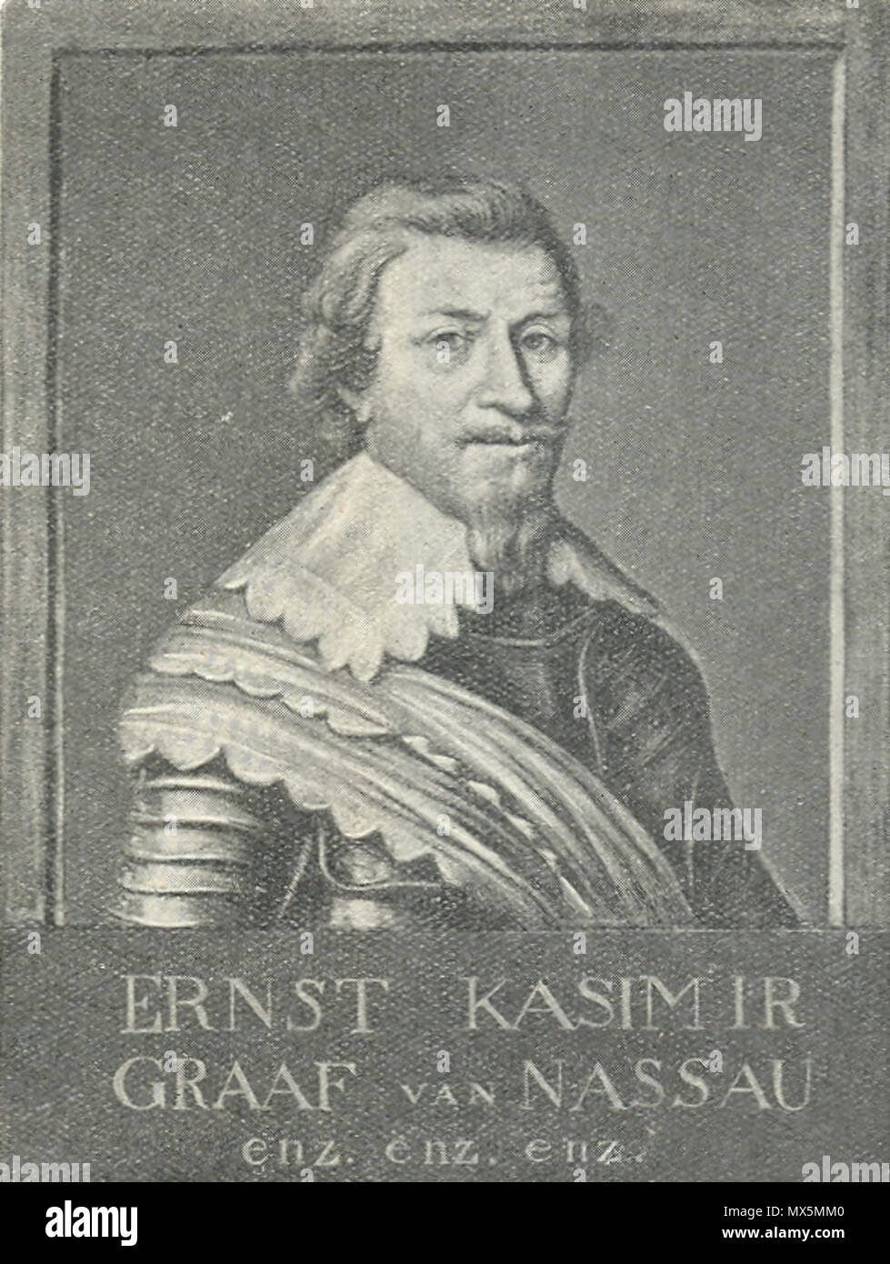 . Nederlands: nl: Ernst Casimir van Nassau-Dietz. 16 April 2007 (original Upload Datum) (ursprünglicher Text: 17e Eeuw). Unbekannt 194 Ernst Casimir Stockfoto