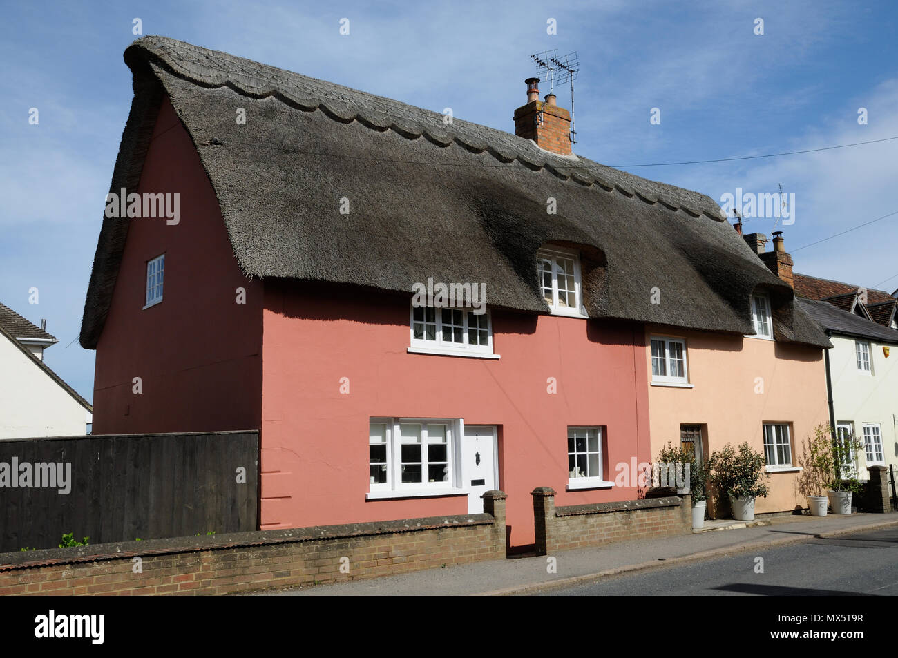 1&2 Enten Lane, Zimmermädchen Moreton, Buckinghamshire Stockfoto