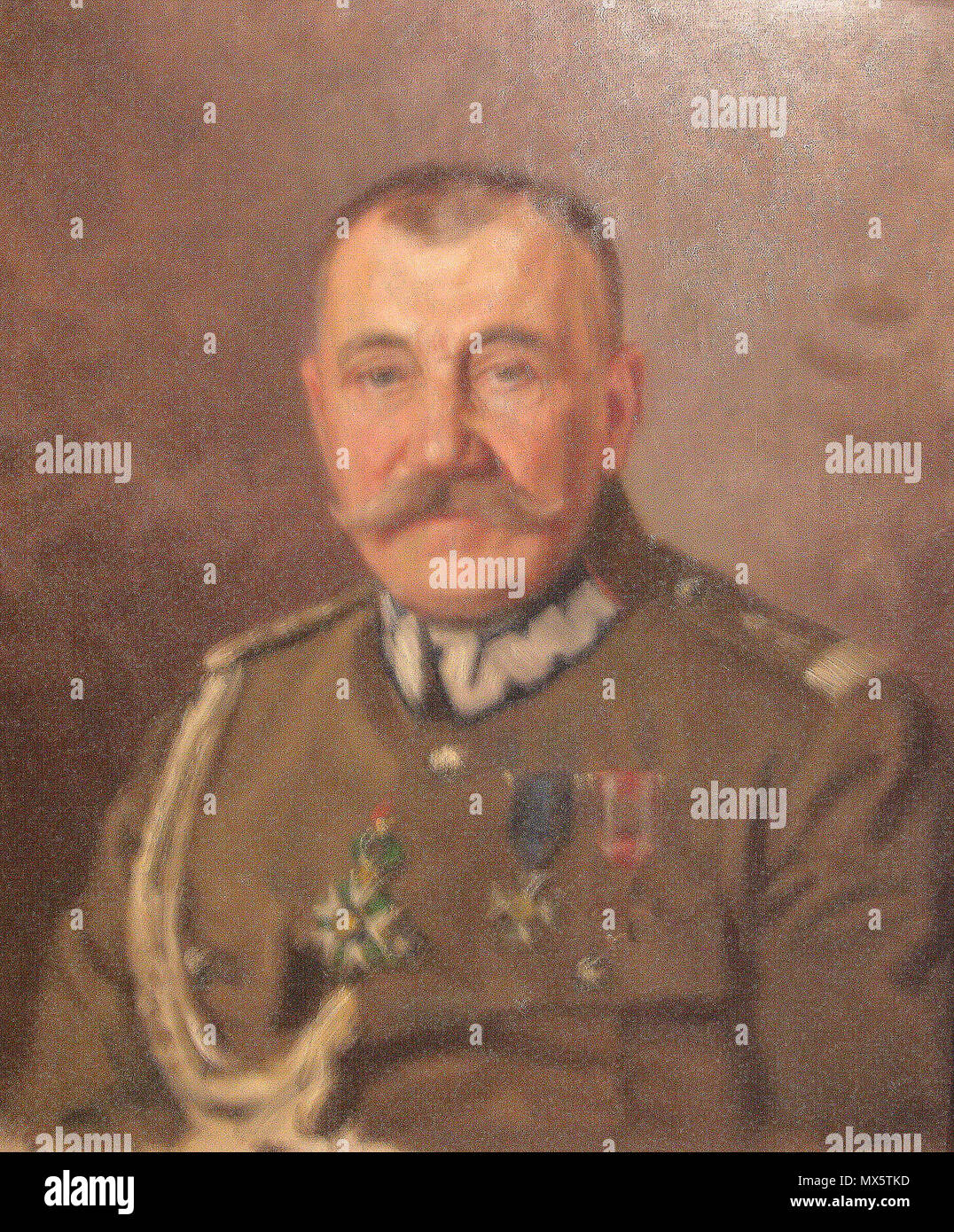 . Englisch: Jan Rządkowski, einer Polnischen Allgemeinen, auf ein Porträt von einem unbekannten Autor. 3. August 2006. Halibutt 534 Rzadkowski Jan Stockfoto