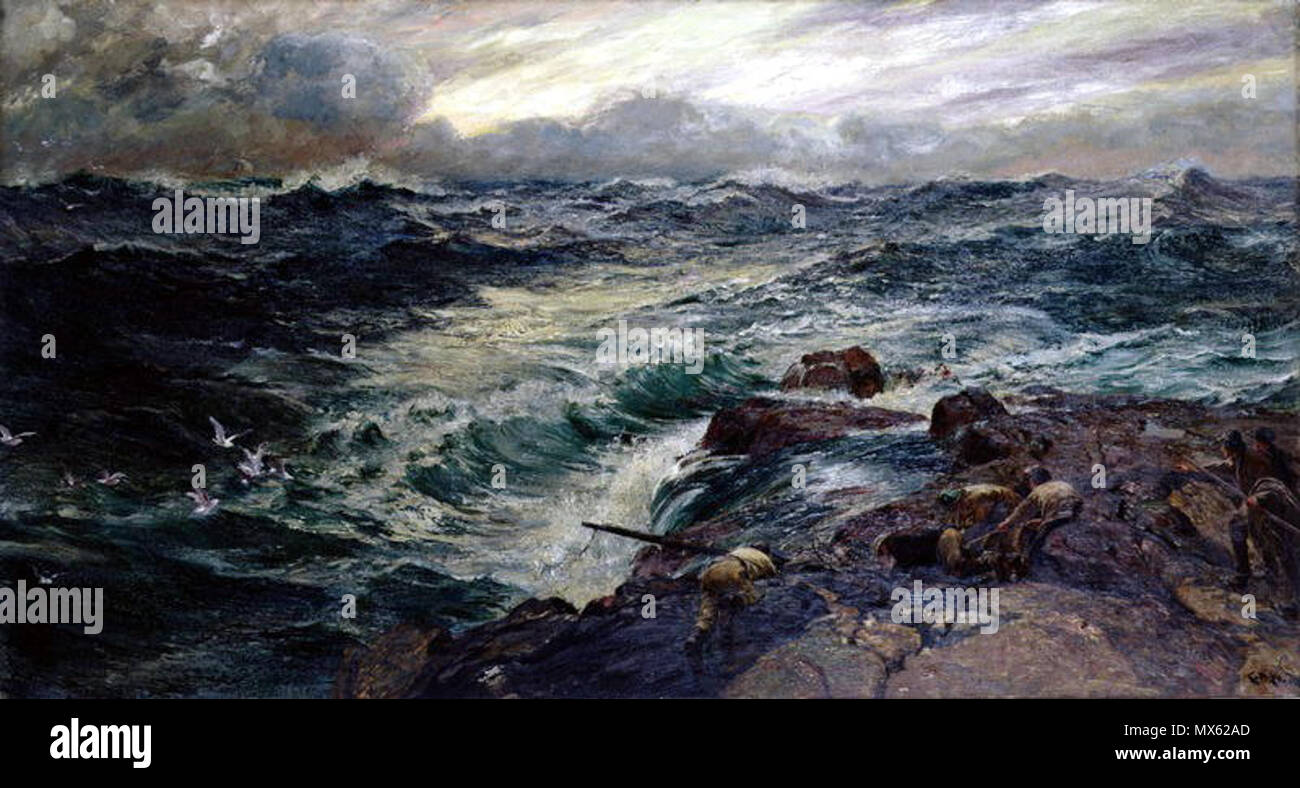 . Greifvögel. 1901. Charles Napier Hemy (1841 - 1917) Alternative Namen Hemy Beschreibung britische Maler Maler mit der newlyn School Datum der Geburt / Tod 24. Mai 1841 30. September 1917 Ort der Geburt / Todes Newcastle upon Tyne Falmouth Authority control: Q 1065621 VIAF: 11308905 ISNI: 0000 0000 6703 8258 ULAN: 500013011 85364258 LCCN: n GND: 174219679 WorldCat 124 Charles Napier Hemy - Greifvögel 1901 Stockfoto