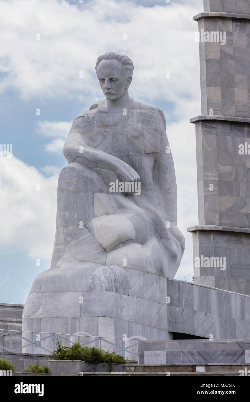 José Martí Memorial in der Plaza de la Revolución, Havanna, Kuba Stockfoto