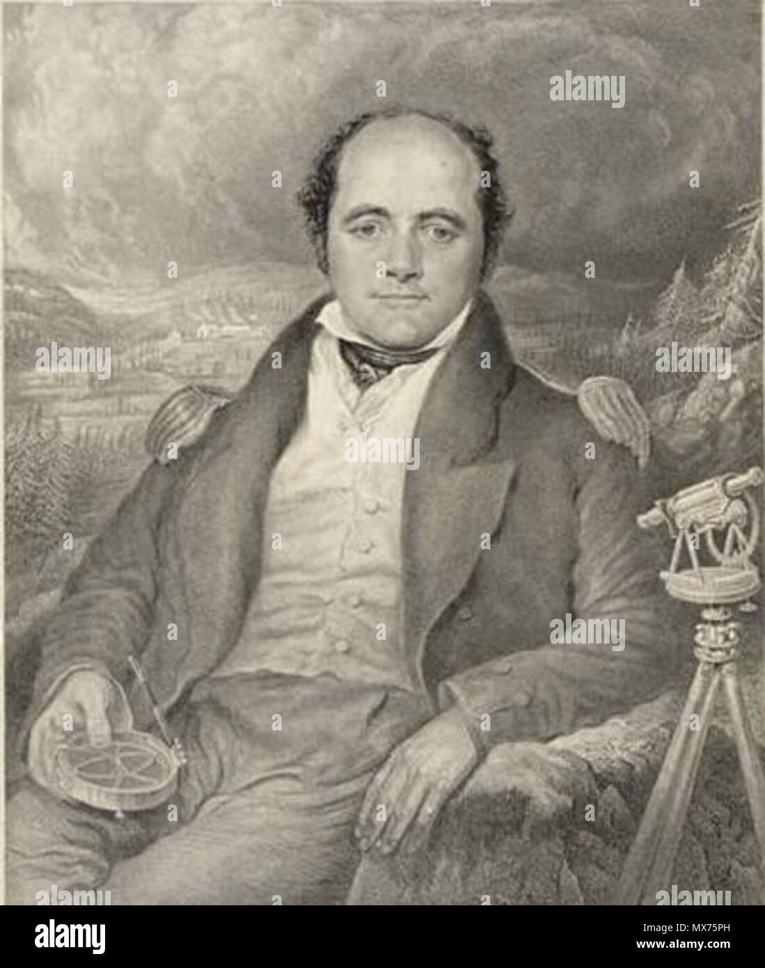 . Englisch: Kapitän Francklin von Erzählung einer Reise an die Ufer des Polar Sea, in den Jahren 1819, 20, 21 und 22 von John Franklin. London: John Murray, 1823. 1823. John Franklin 111 Kapitän Franklin Stockfoto