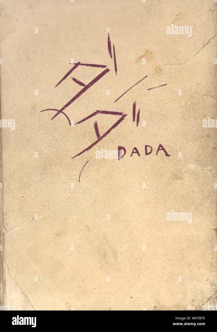 . English: DADA-shinkichi Takahashi (1924). 1924. 高橋新吉 (Takahashi Shinkichi, 1901-1987) 151 Dada - Takahashi Shinkichi Stockfoto