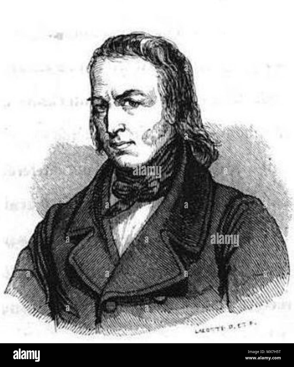 . De Cormenin. 1843. Lacoste (graveur) 155 De Cormenin 1843 Stockfoto