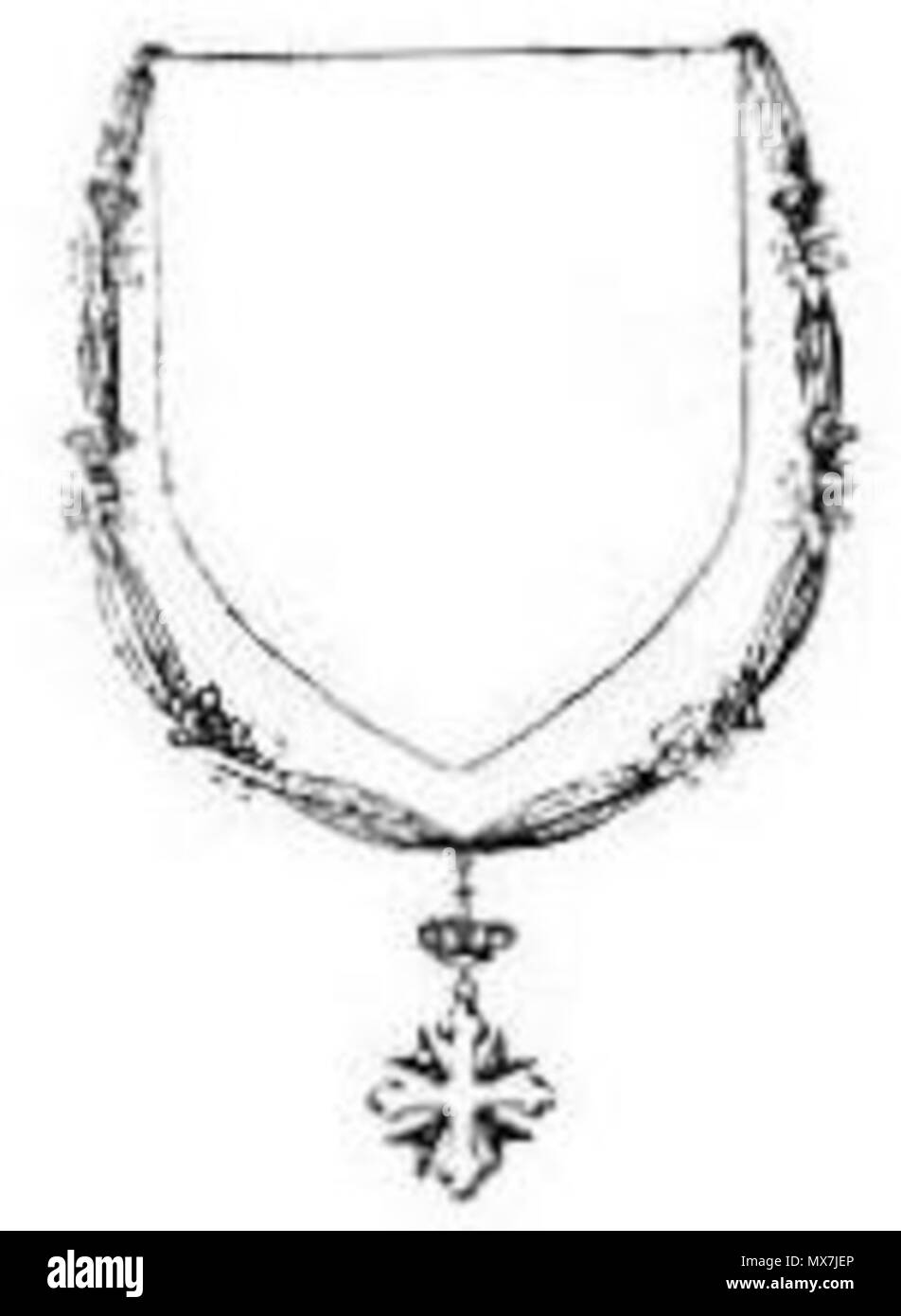 165 Distinzione di Dignità dei Cavalieri di Gran Croce Dekoration del Gran Cordone dell'Ordine dei Santi Maurizio e Lazzaro (1905 - oggi) Stockfoto