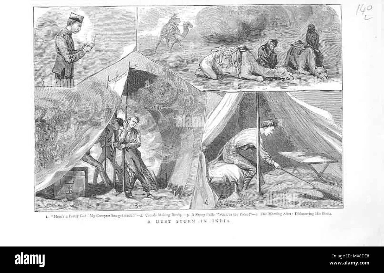 . Englisch: Blick von der Illustrated London News und die Grafik (einige mit später hand Färbung, die alle von ebay Auktionen): 'Loodhianah auf der Sutlej'*, 1846 Der ikh Soldaten', 1846 'British Museum'*, 1851" Eine indische Bahnhof'*, 1854 (siehe oben) "Banyan Tree" * 1856 "Reisende durch die Überschwemmung [Flash Flood]'* überholt, 1856 'Hindu Schurkeen und giftmischerinnen"*, 1857 'Schlange Schlangenbeschwörer in Indien', 1857 'Ruinen, Brahmunabad, Sindh" * 1857 "Hindoostanee Dhoolie, die von Krankenhäusern und im Feld '* verwendet, 1857 "Die Chowk, oder den Platz vor dem Palast des Rajah, Indore'*, Oktober 3, 1857 (mit Stockfoto