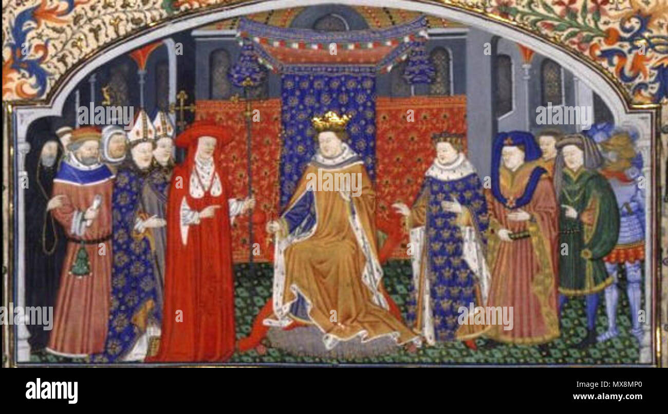 . Čeština: Filip IV. Francouzský. 15. Jahrhundert. Anonym 209 Filipek 4 Stockfoto