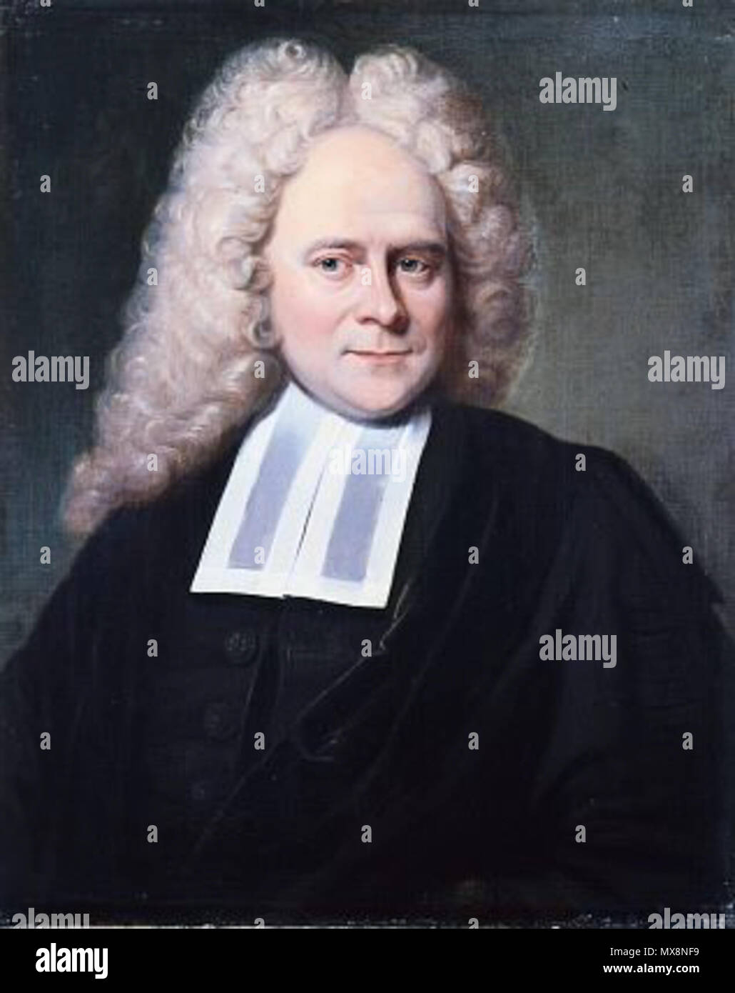 . Englisch: Franciscus Burman II (1671-1719), Theologieprofessor aus der niederländischen Republik. Nach [1], die Professoren der Universität Utrecht waren alle in 1685.. Unbekannt 217 Franciscus Burman II. Stockfoto