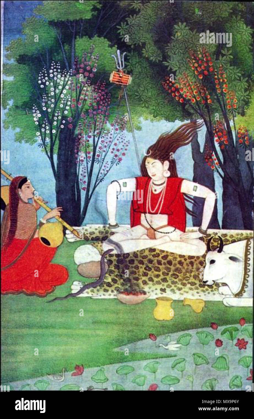 . Englisch: ein Gemälde in der Garhwal Stil von Mola Ram. 1805. Mola Ram 235 Garhwal - Mola-RAM Stockfoto