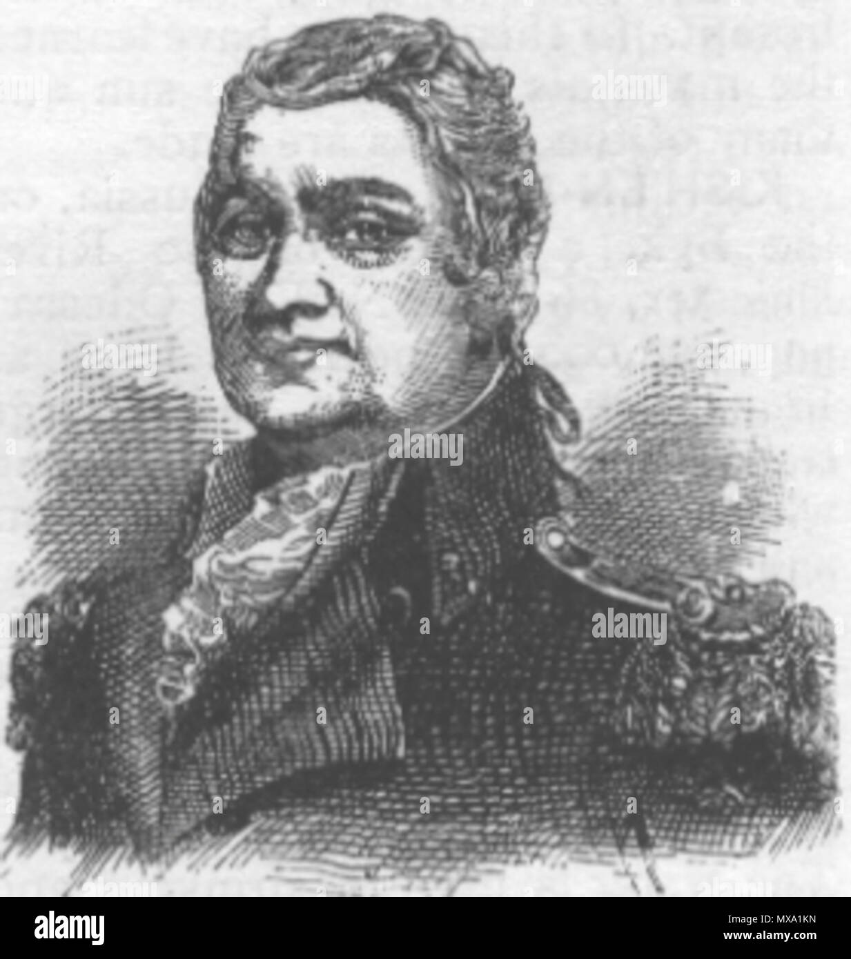 . Englisch: Henry Knox. Veröffentlicht 1881 im jungen Personen" cyclopedia von Personen und Orten. Durch en zur Verfügung: Benutzer: Kingturtle am 30. Mai 2003 An die englische Wikipedia. Public Domain. 1881. Unbekannt 275 Henryknox Stockfoto