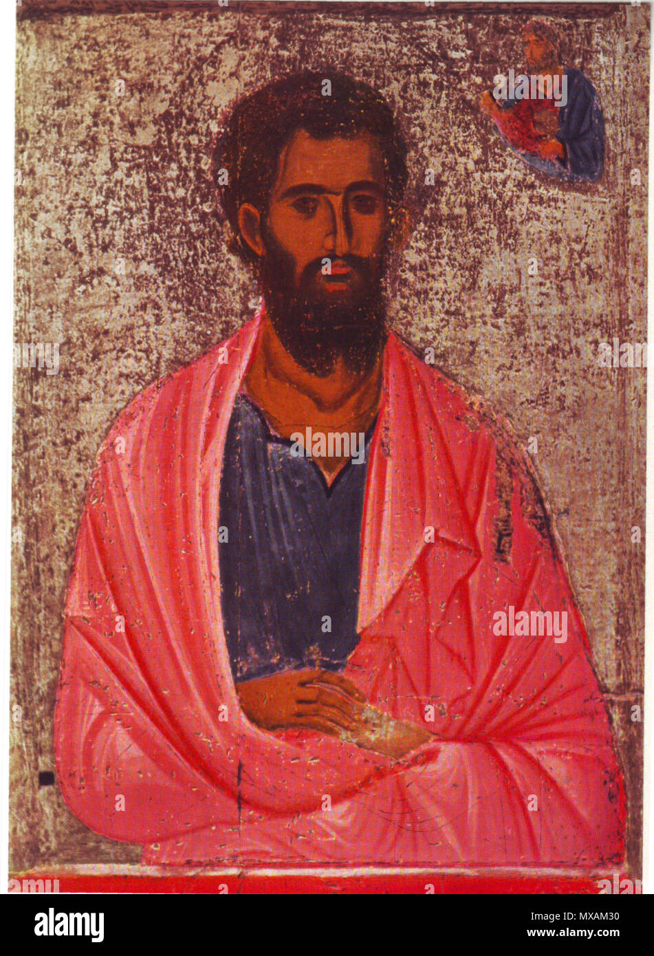 . Das Symbol des heiligen Jakob. Pathmos, Kloster von St. Johannes der Evangelist. Святой Иаков. Монастырь св. Иоанна Богослова, Патмос, 12 век. 12. Jahrhundert anonym 291 Symbol des heiligen Jakob Stockfoto