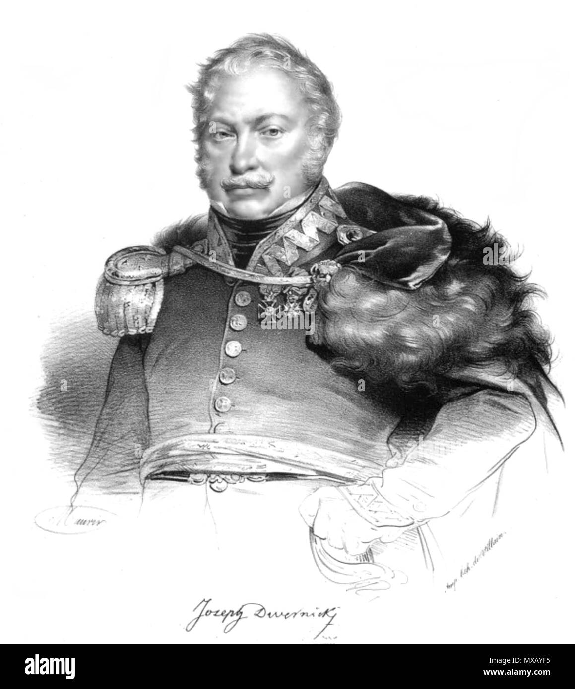 Keine 332 Józef Dwernicki Stockfoto