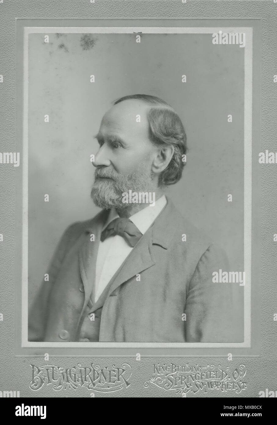 . Englisch: Mehr als 100 Jahre alten Foto. Unbekannt 341 König, Robert Quigley Stockfoto