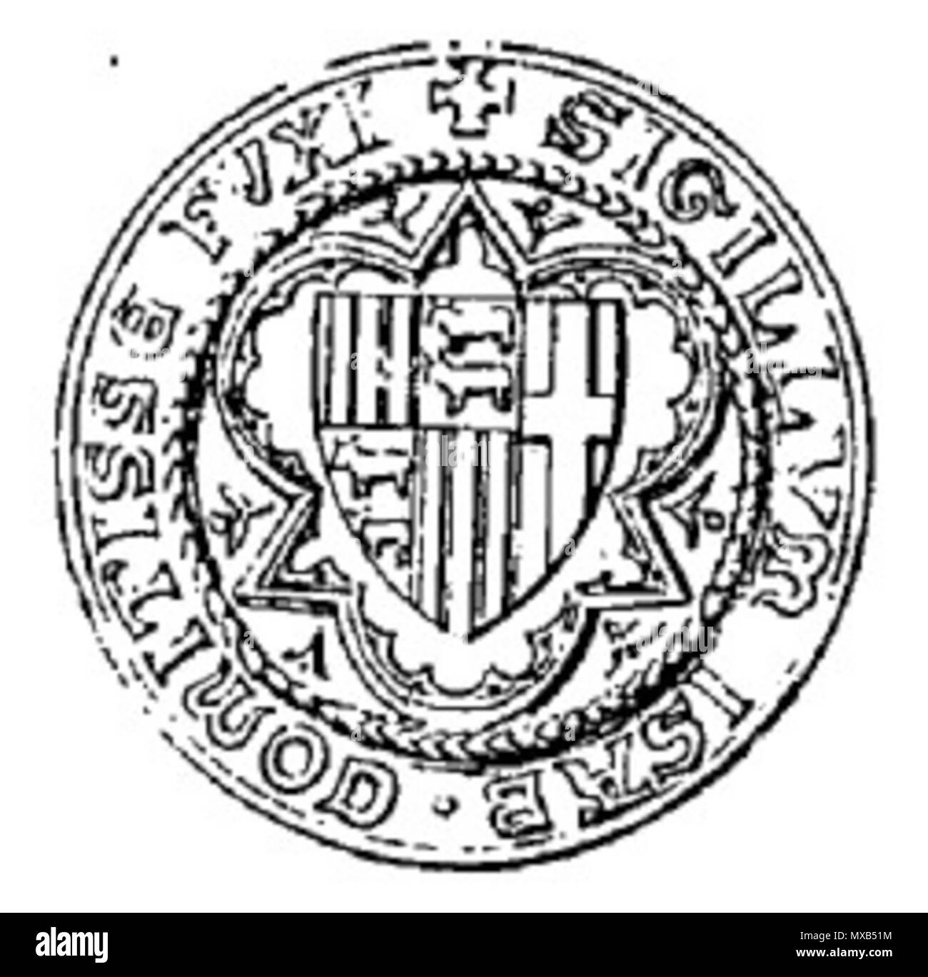 . Français: Isabelle de Foix-Castelbon. zwischen 1888 und 1892. Paul Laplagne Barris 301 Isabelle de Foix-Castelbon Stockfoto