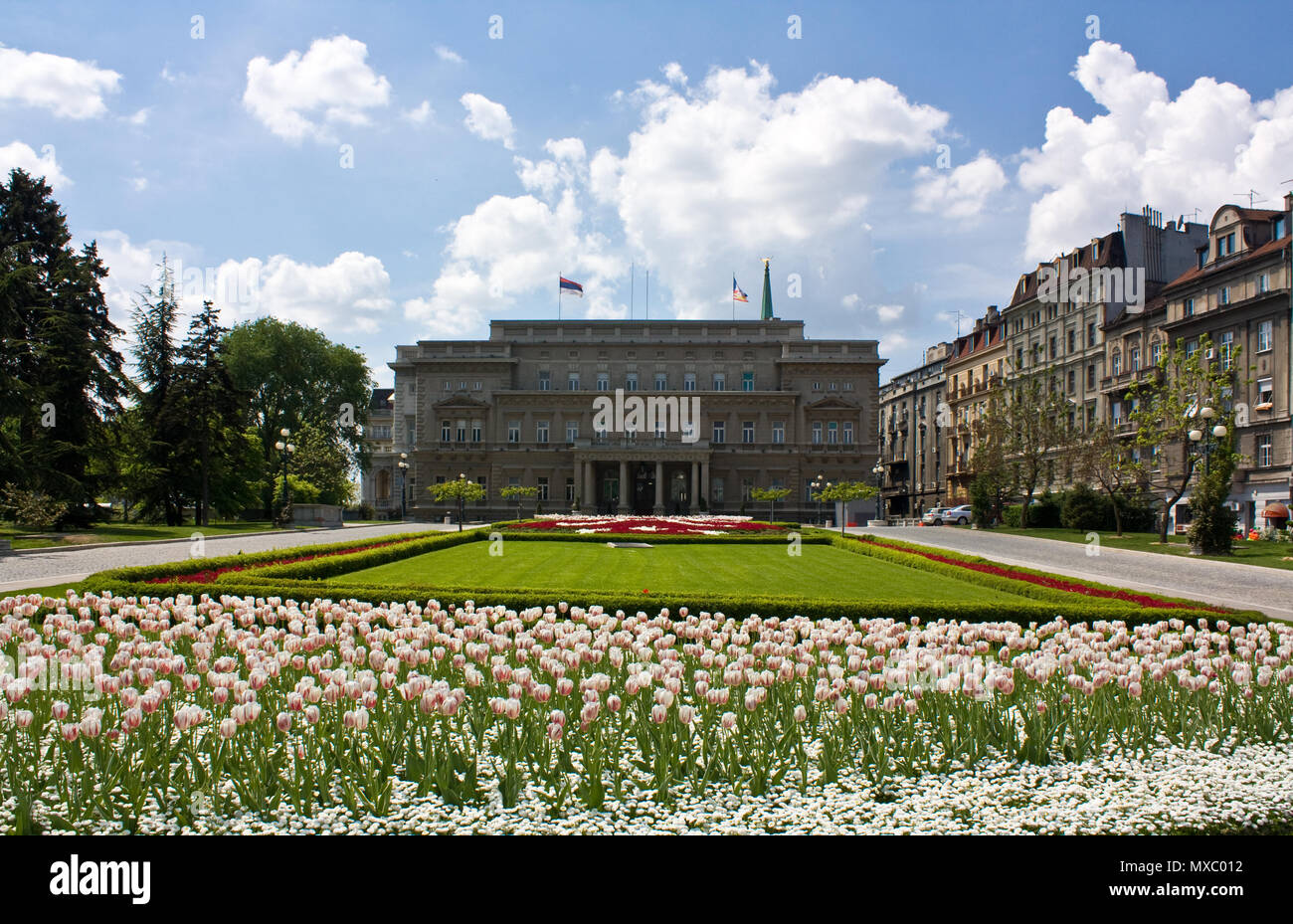 Alte Royal Court in Belgrad Stockfoto
