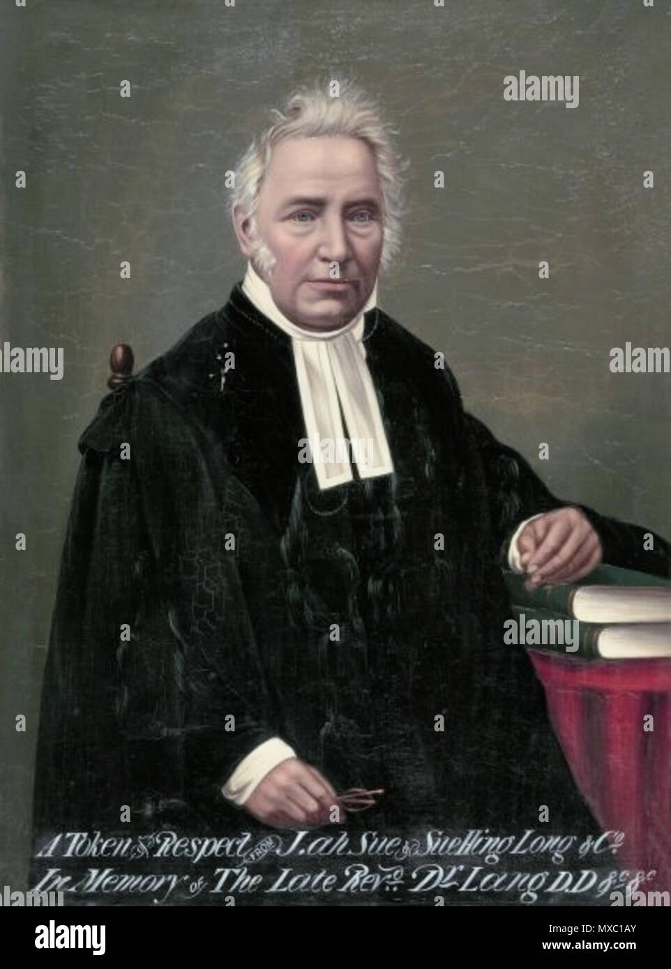 . Englisch: John dunmore Lang, Australischer Politiker und Geistliche Gälisch: John dunmore Lang: eaglaiseach Polaiteoir agus na Ástrail. 1888. Unbekannt. Durch die Nationalbibliothek von Australien digitalisiert. 359 John dunmore Lang Stockfoto