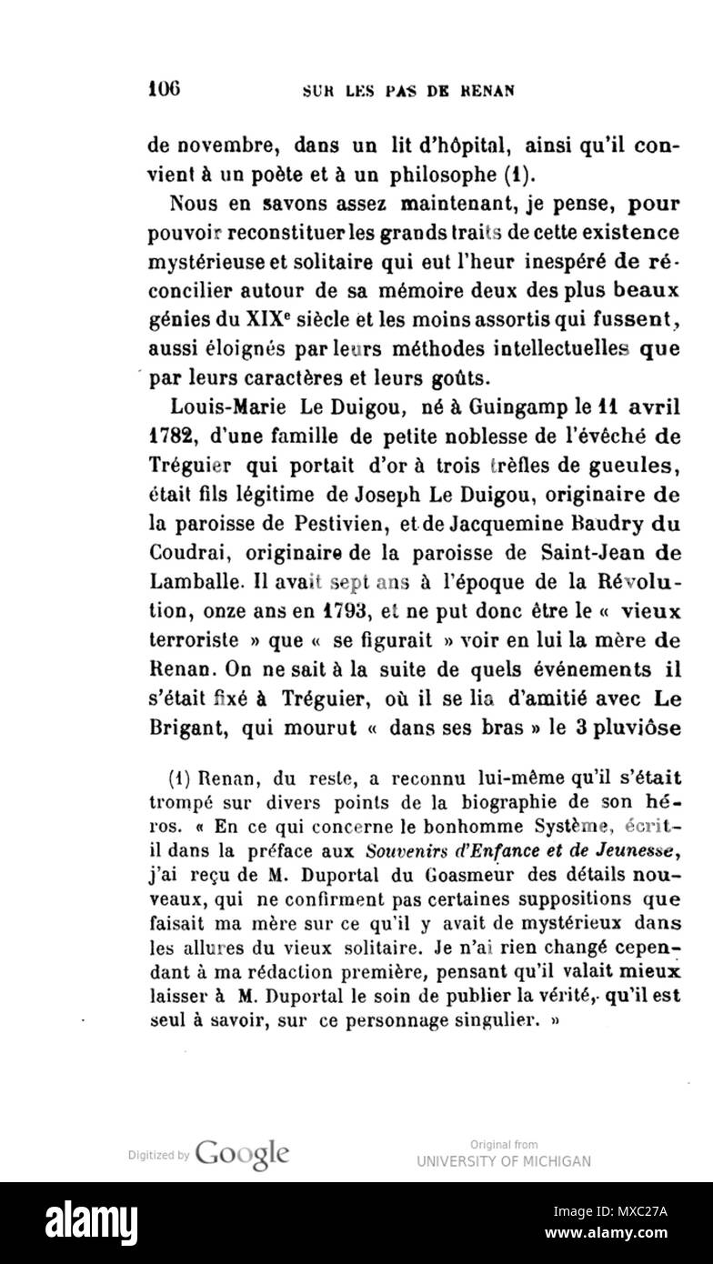 363 Le Goffic-L'Âme breton Série 2, 1908 Seite 106 Stockfoto
