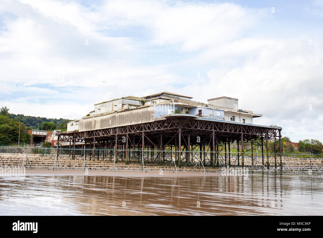 Victoria Pier in Colwyn Bay, Großbritannien Wales Gwynedd Stockfoto