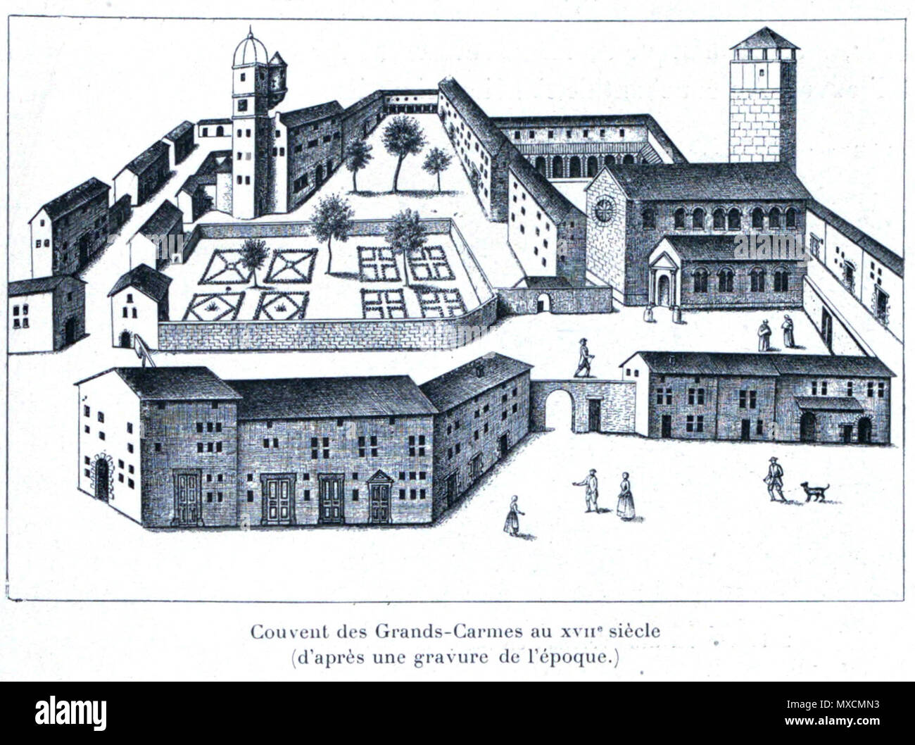 403 Martin - Histoire des Églises et chapelles de Lyon, 1908, Tome II 0409 Stockfoto