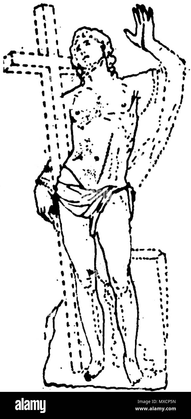 . Michelangelo, schlafplaetze ricostruzione del Primo cristo Della Minerva. 16. siehe Dateiname oder Kategorie 415 Michelangelo, schlafplaetze ricostruzione del Primo cristo Della Minerva Stockfoto