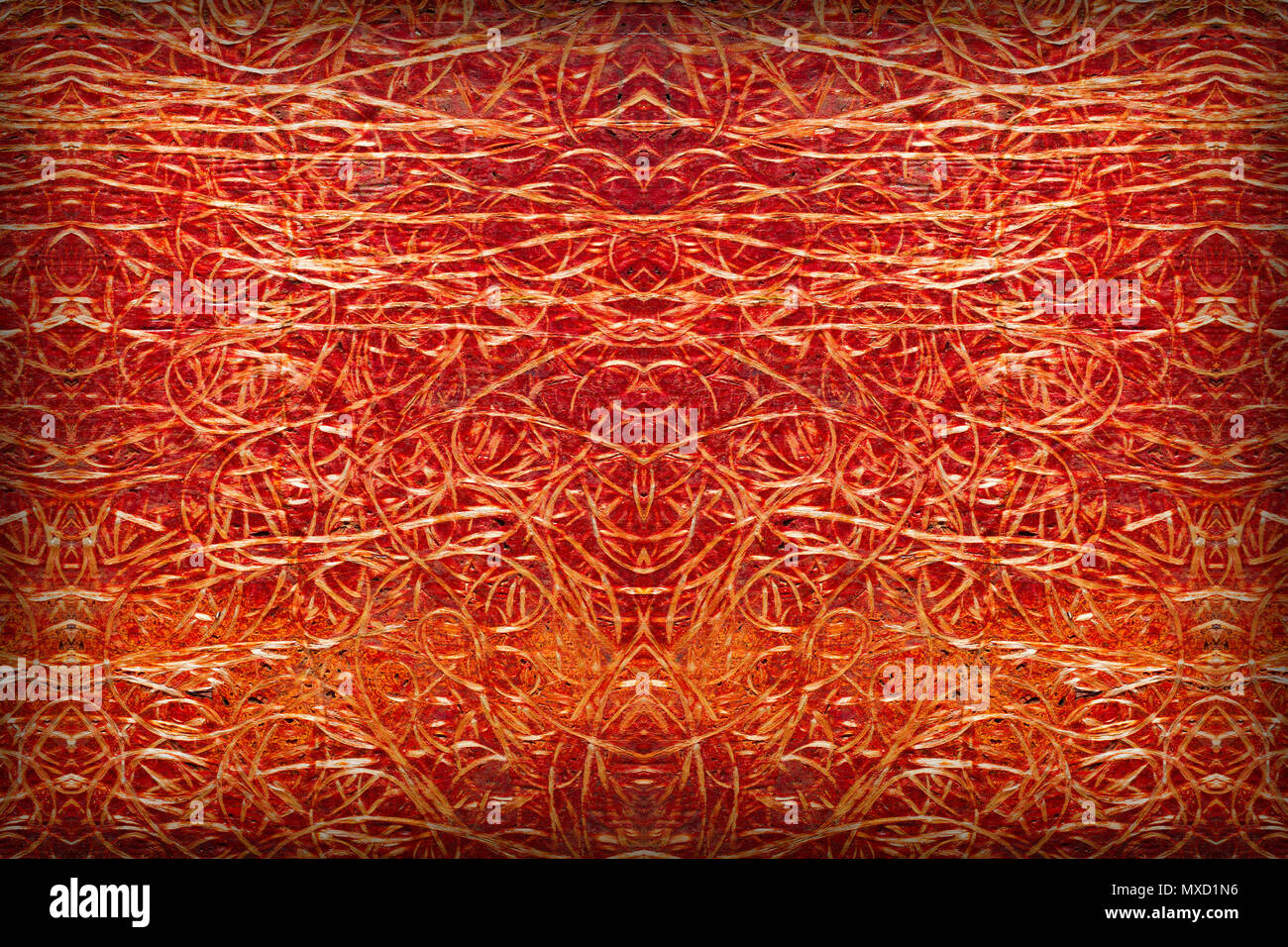 Abstrakte fiberglas Hintergrund. Rote Farbe. Stockfoto