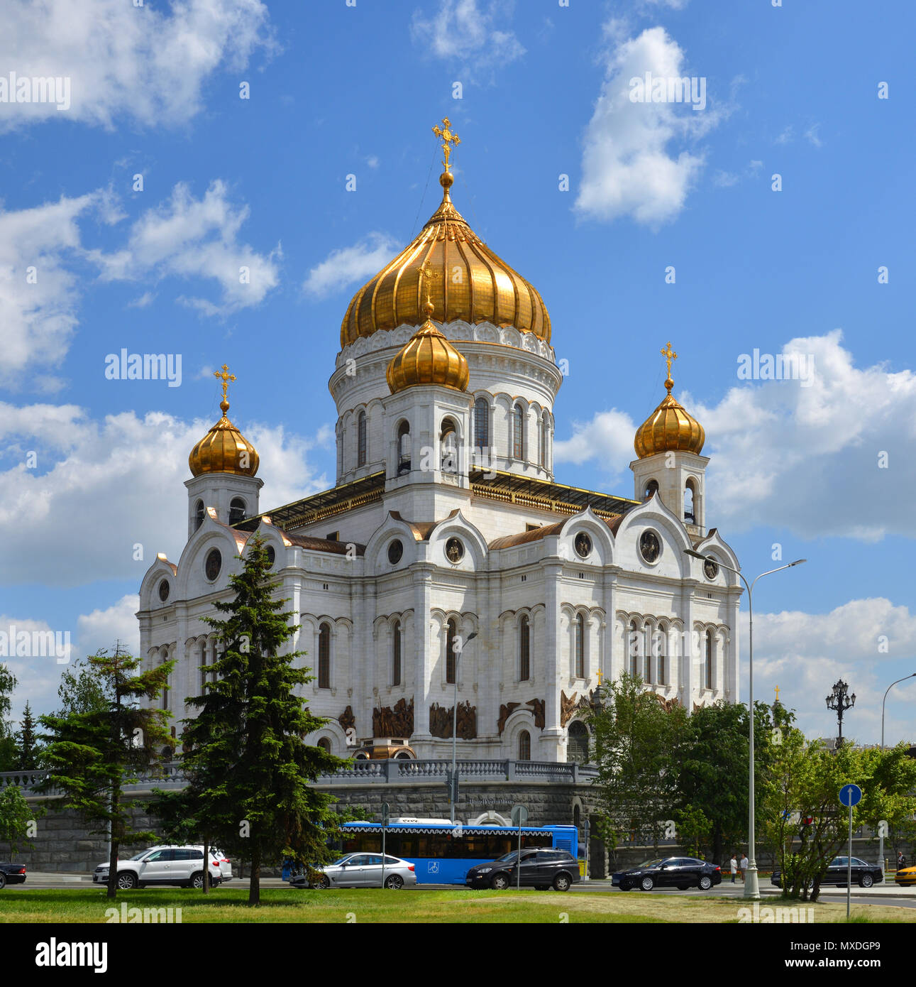 Die Kathedrale von Christus Erlöser, Russisch-orthodoxe Kathedrale Stockfoto