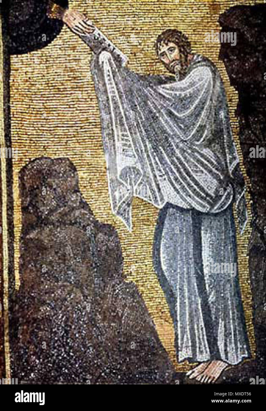 . Mose mit den Zehn Geboten. 6. Jahrhundert. anonimus 422 Moisei St. Catherin Sinai Stockfoto