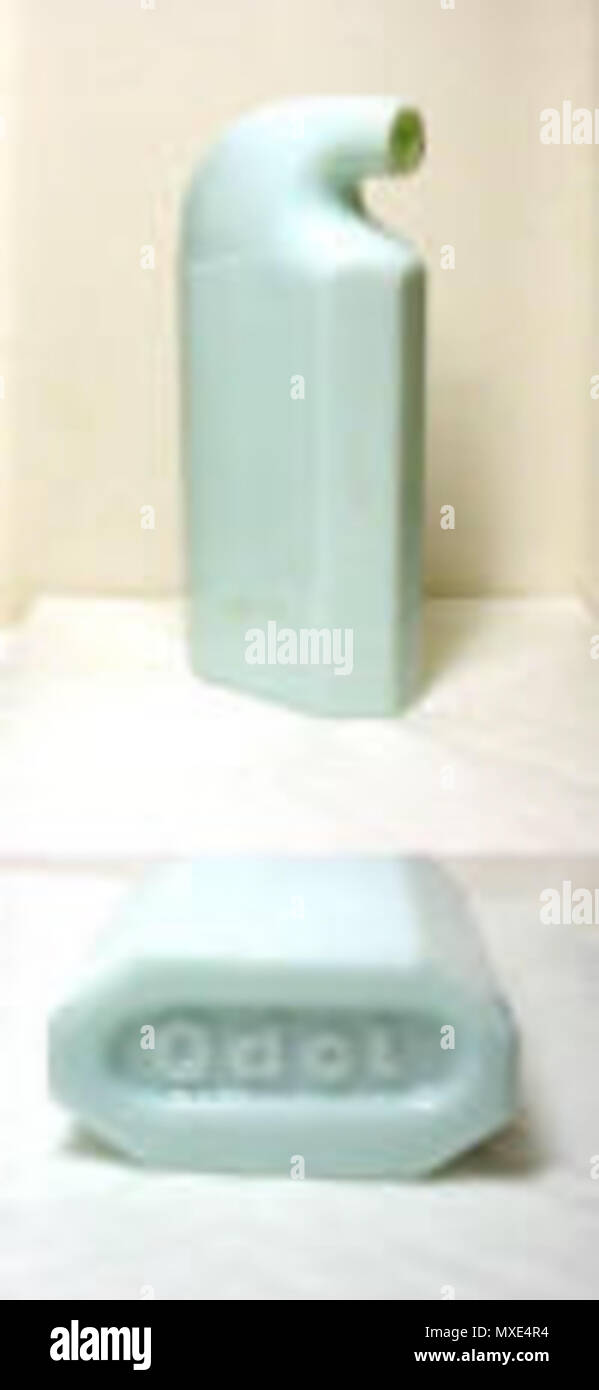 453 Odol Flasche 1839 Design für odol Stockfoto