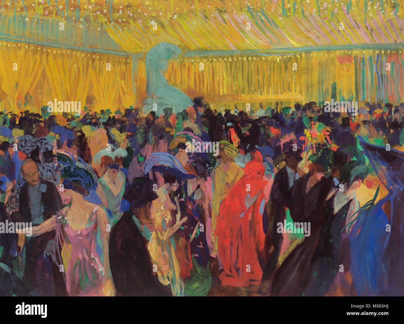 . Deutsch: Fest in der Secession. Datum unbekannt. Otto Friedrich (1862-1937) 460 Otto Friedrich - Fest in der Secession Stockfoto