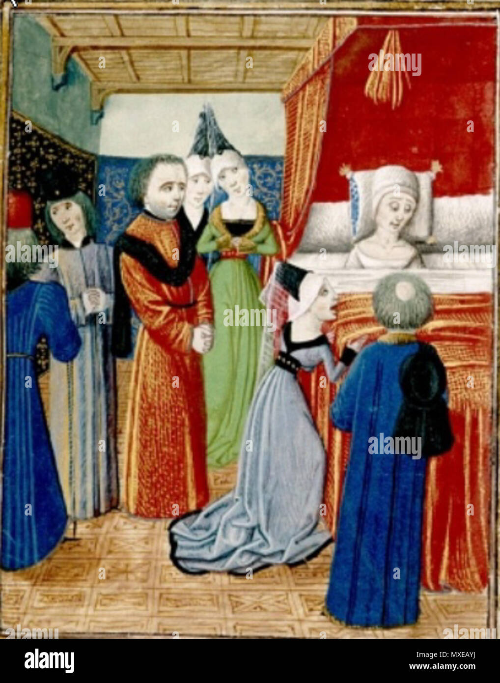 . Čeština: Anna Lucemburská. 15. Jahrhundert. Anonym 448 Nna smrtA Stockfoto