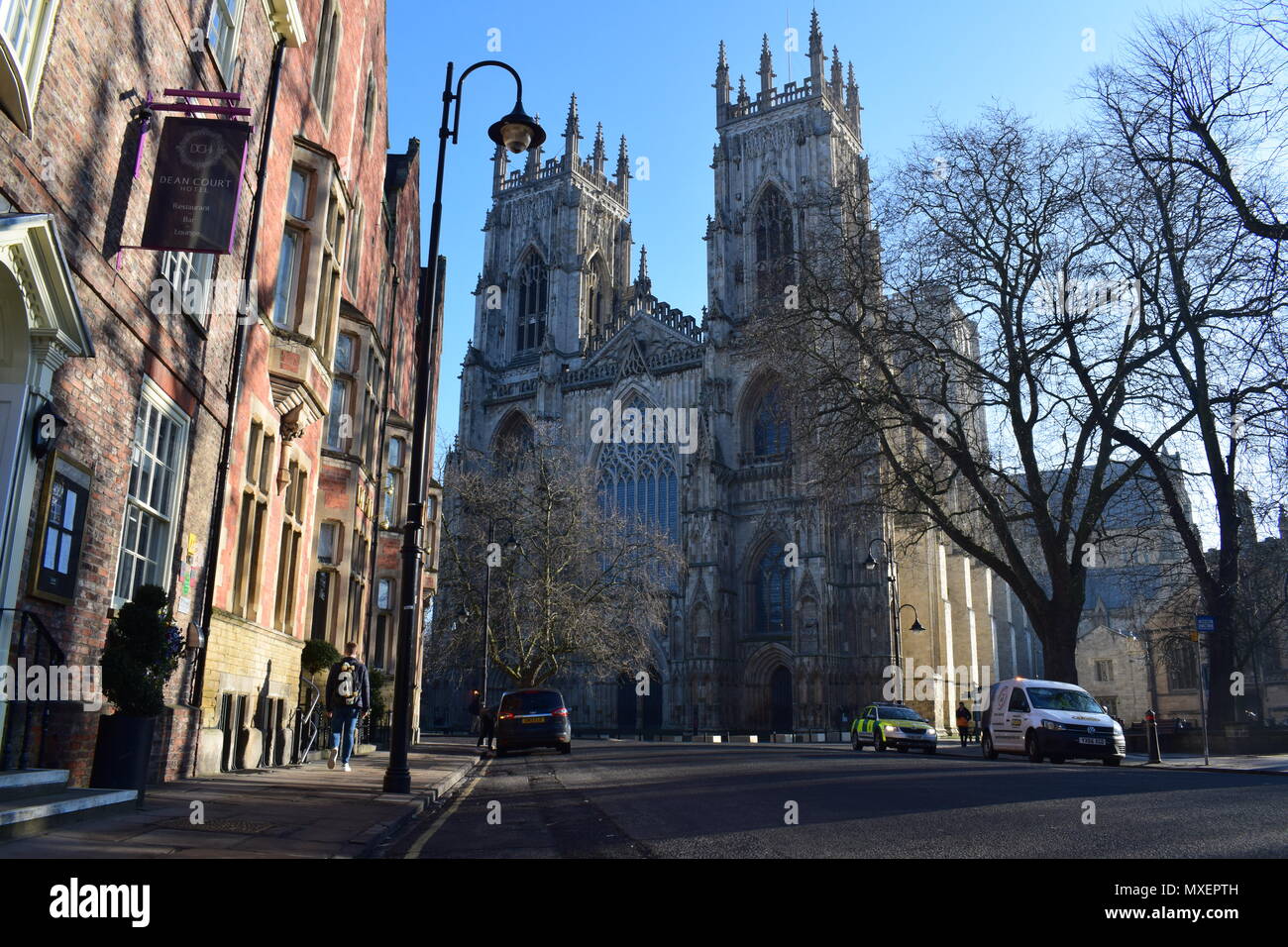 York Minster in den frühen Morgenstunden Stockfoto