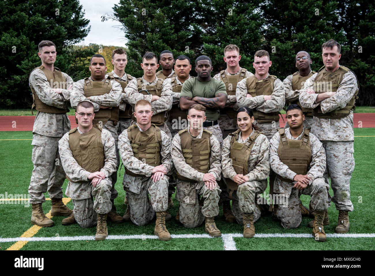 Marines Vom Marine Corps Martial Arts Programm Grau Gurtel Kurs Auf Gemeinsamer Basis Anacostia Bolling Nov