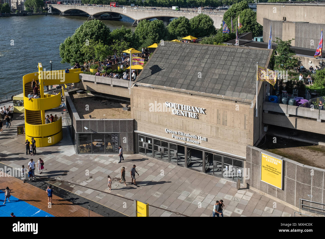 Queen Elizabeth Hall und Purcell Room, Southbank Centre, London, England Stockfoto