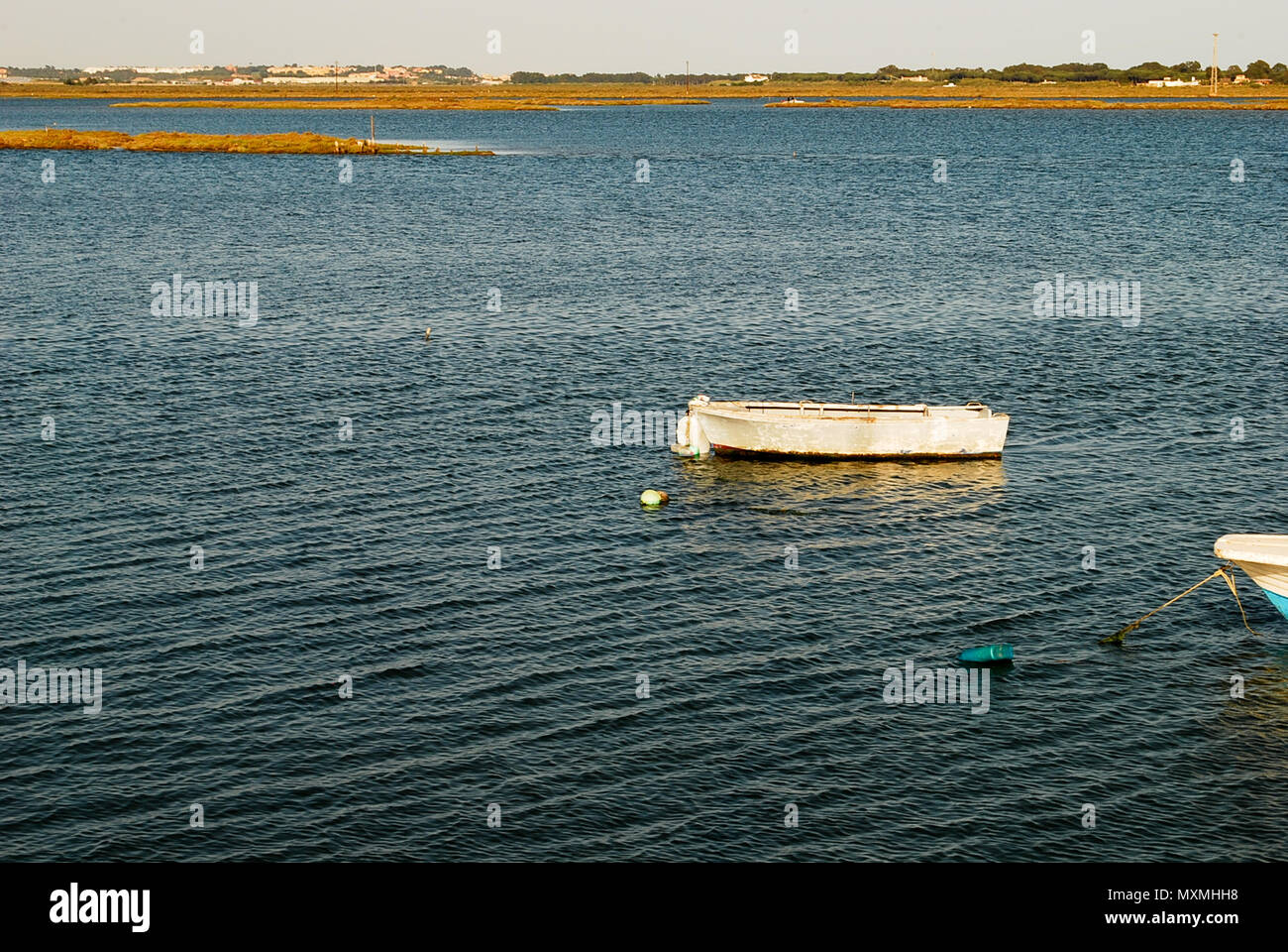 Die Schönheit der "ARISMAS" von Isla Cristina in Huelva, landen, die Flut mit der Flut des Atlantischen Ozeans Stockfoto