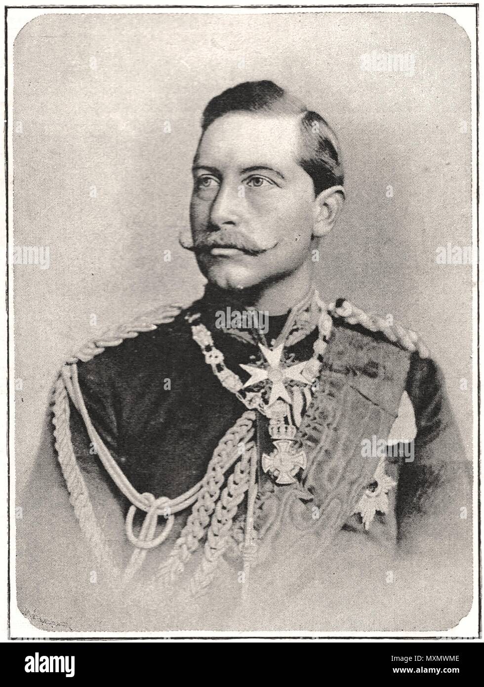 Seine Majestät Wilhelm II. König von Preußen und Deutscher Kaiser, 1889. Die Illustrated London News Stockfoto